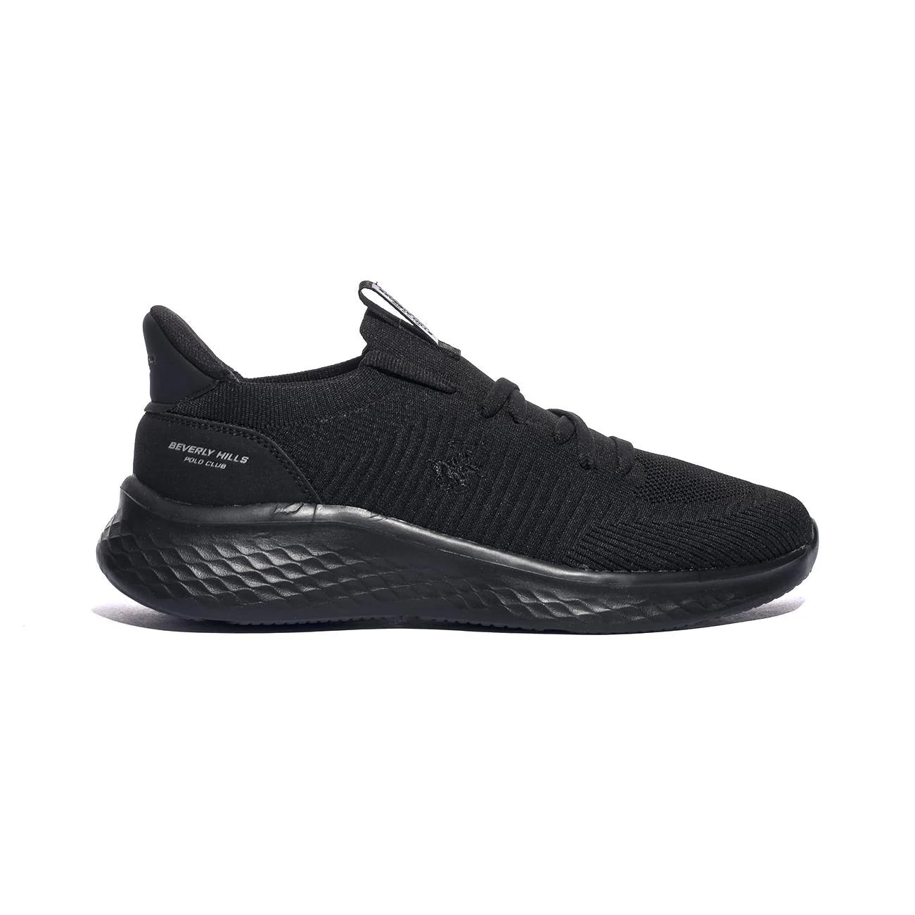 Beverly hills Polo club Sneakers Slip on in tela - total black - polo club