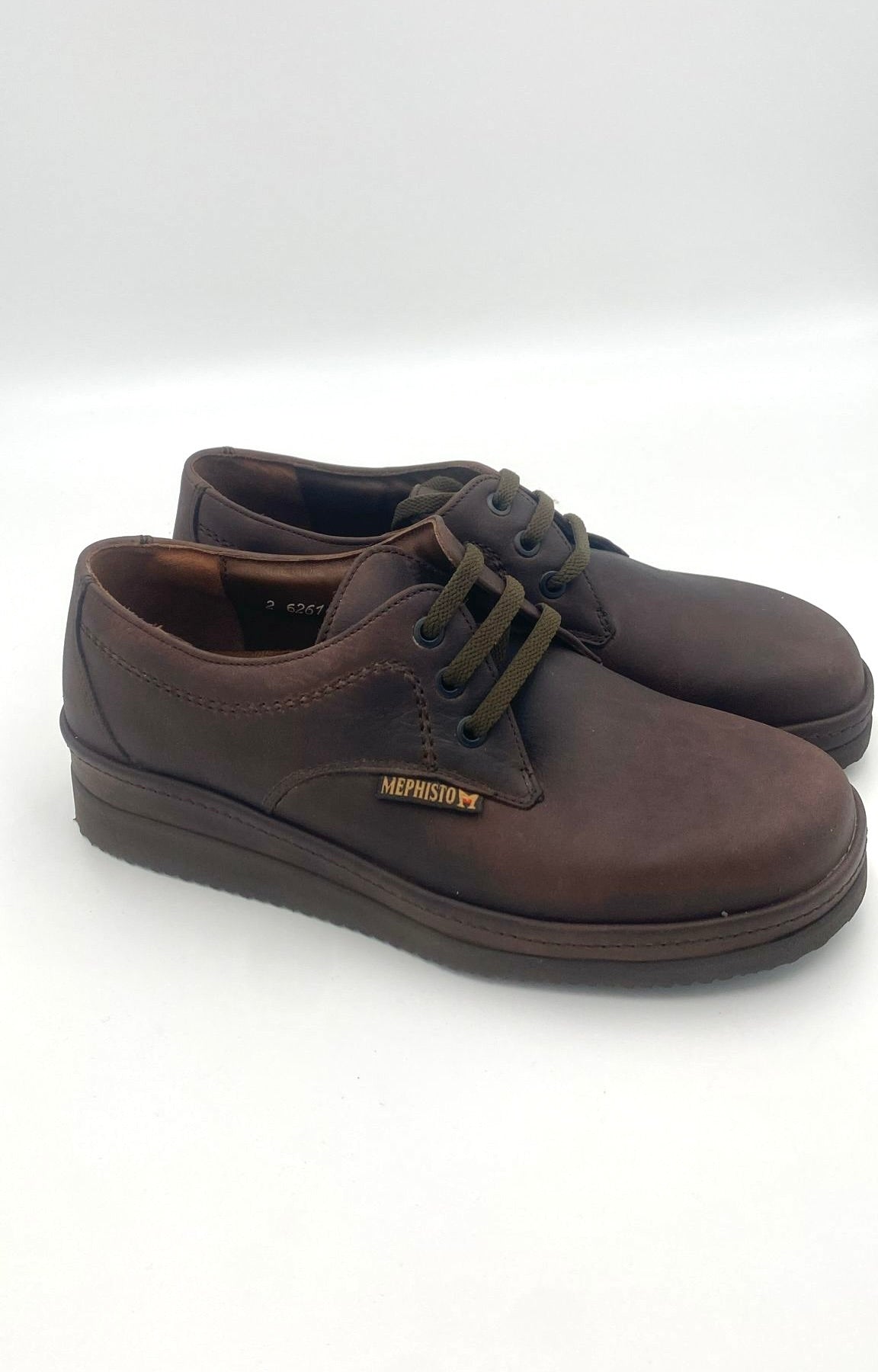 Mephisto Stringata nabuk ingrassato /Marrone - Mephisto