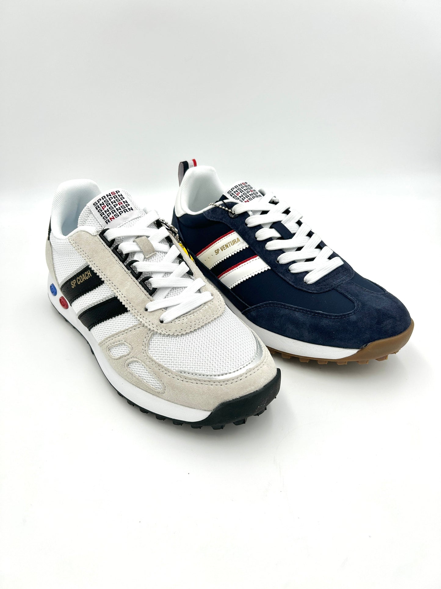 Soprani Sneakers uomo in memory foam - grigio e blu - Soprani