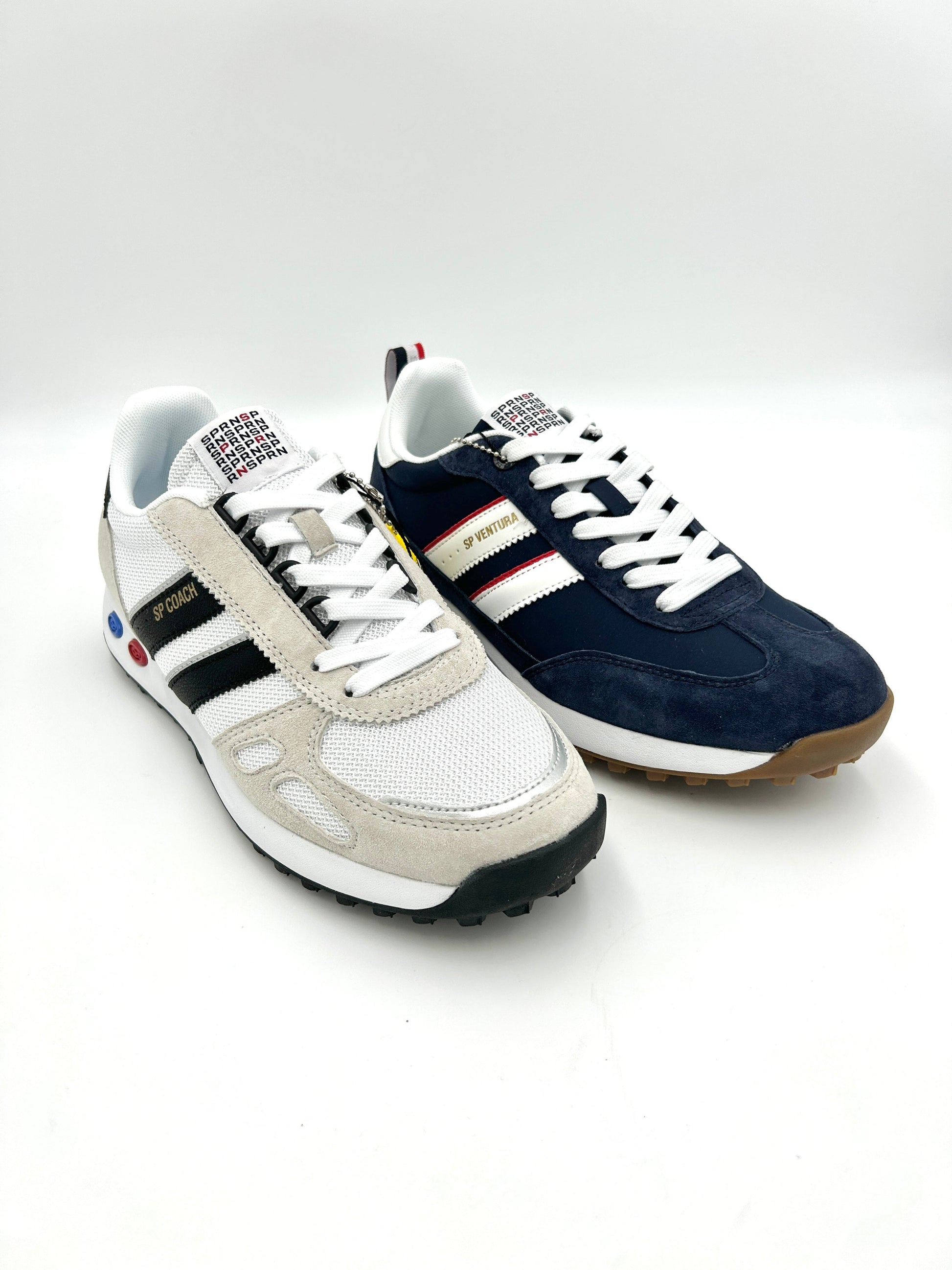 Soprani Sneakers uomo in memory foam - grigio e blu - Soprani