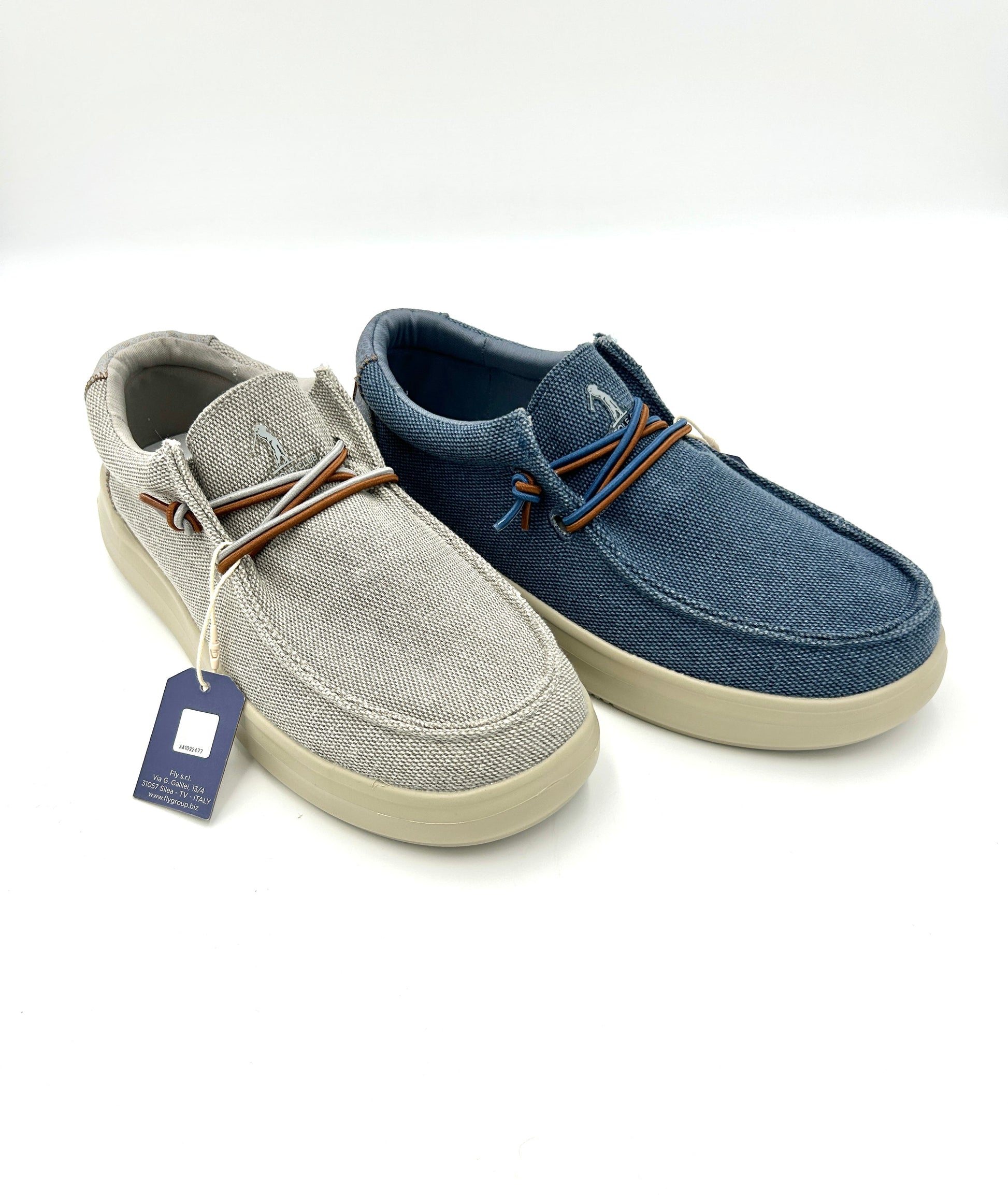 U.S. Golf Club Scarpe da uomo Slip on, fresca e comoda / Grigio e blu - Polo ralph lauren