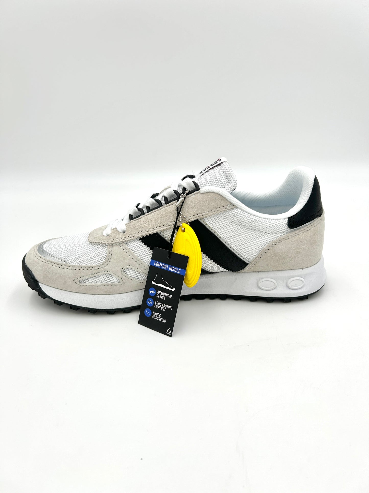 Soprani Sneakers uomo in memory foam - grigio e blu - Soprani