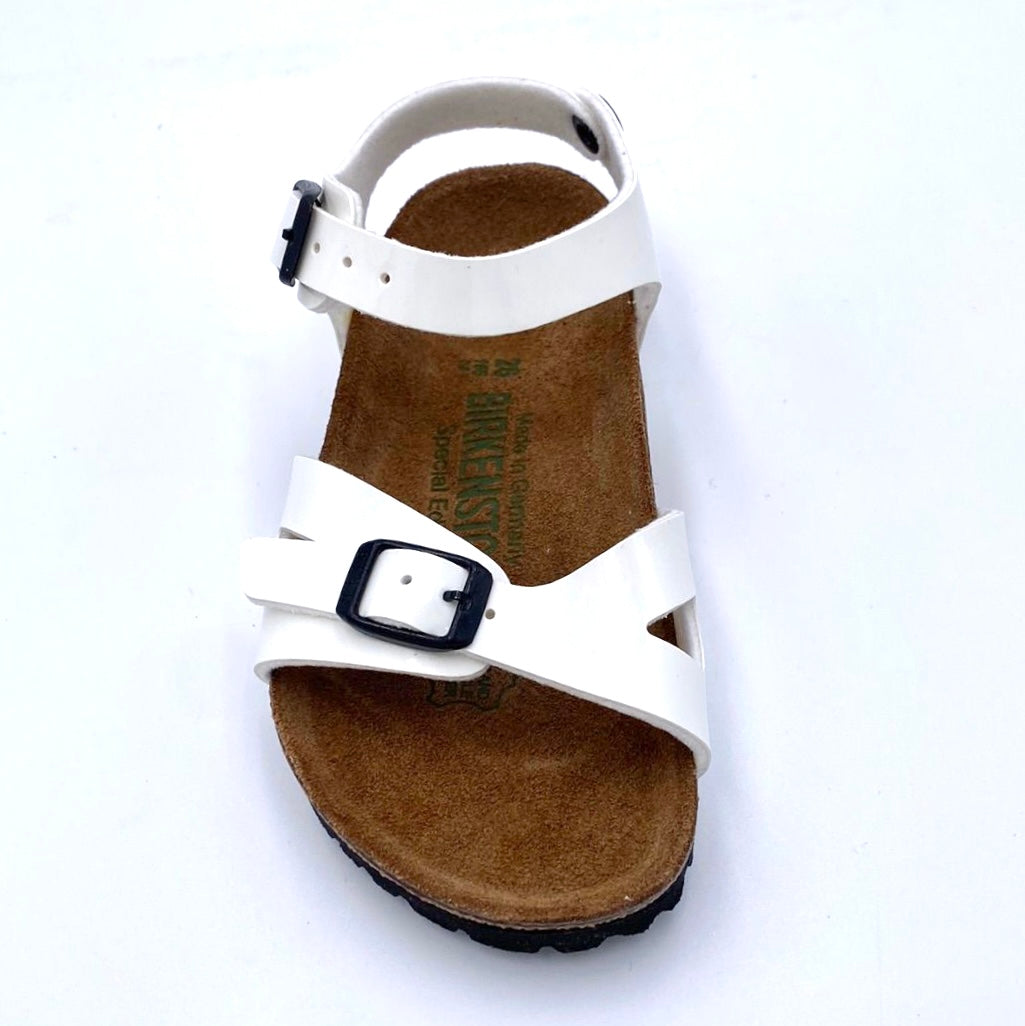 Birkenstock kids Rio patent white - Birkenstock