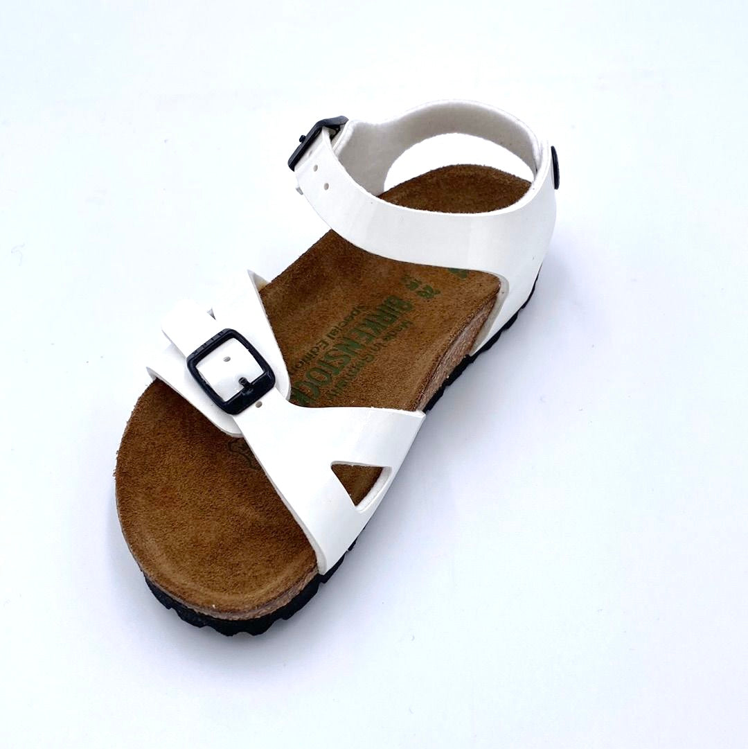 Birkenstock kids Rio patent white - Birkenstock