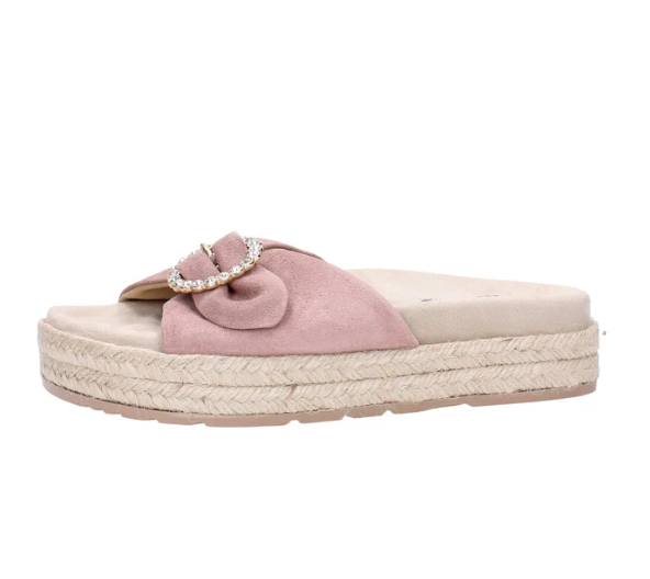 Igi&co Sandalo donna platform regolabile - rosa (memory foam) - Igi&co