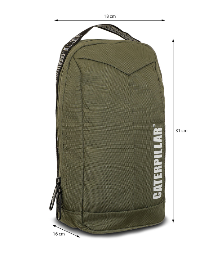 Caterpillar Zaino monospalla Sling bag - verde militare - Caterpillar