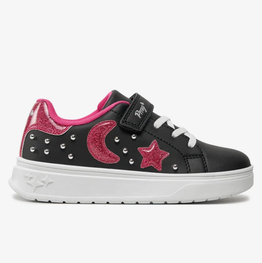 Primigi Sneakers bambina chiusura a strappo - nera e fucsia - Primigi