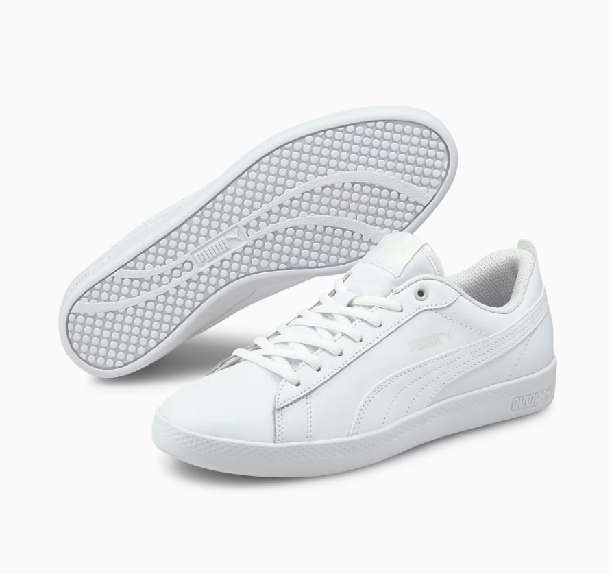 Puma Sneakers smash v2 logo white - Puma