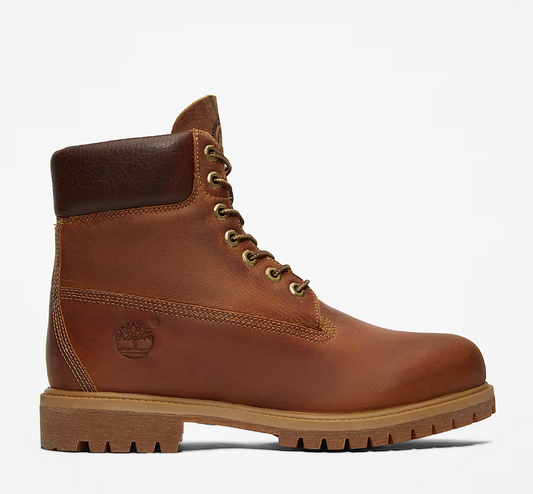 Timberland Stivale stringato impermeabile  Premium 6-inch da uomo - marrone - timberland