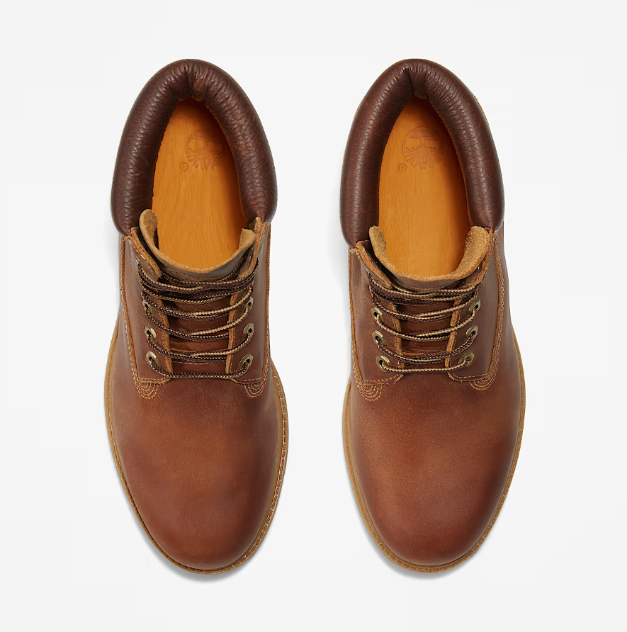 Timberland Stivale stringato impermeabile  Premium 6-inch da uomo - marrone - timberland