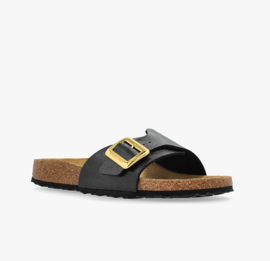 Birkenstock Catalina Cushion Buckle- Birko-flor Graceful Licorice - Birkenstock