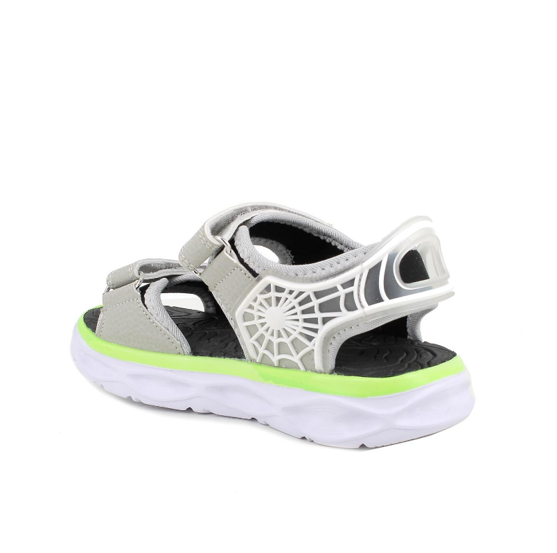 Primigi Sandali bambino due fasce regolabili - grigio verde Ragnatela - Primigi