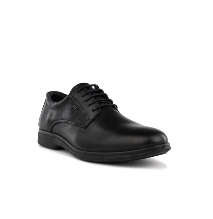 Igi&co Stringata nera da uomo in pelle - Igi&co