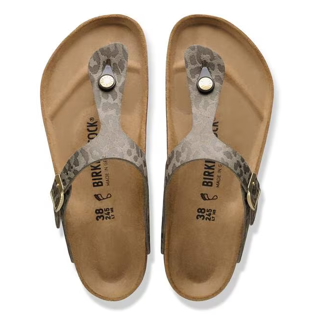 Birkenstock Gizeh leo gray taupe /Regular fit - Birkenstock