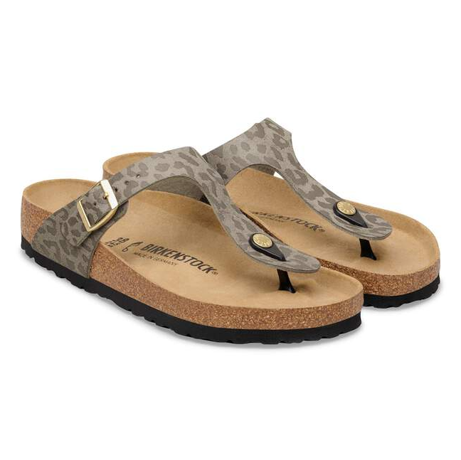 Birkenstock Gizeh leo gray taupe /Regular fit - Birkenstock