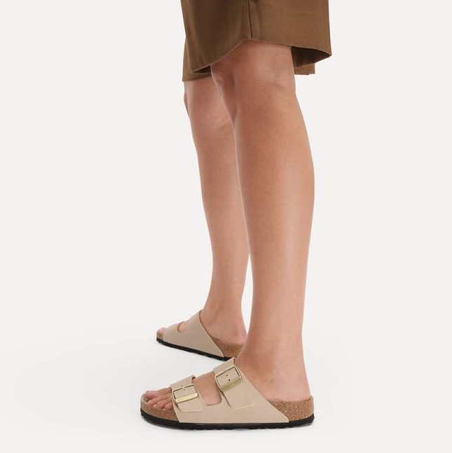 Birkenstock Arizona Birko flor Triples Sandcastle/oyster /Narrow fit - Birkenstock