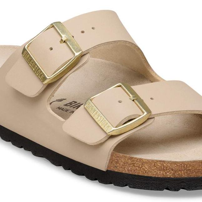 Birkenstock Arizona Birko flor Triples Sandcastle/oyster /Narrow fit - Birkenstock