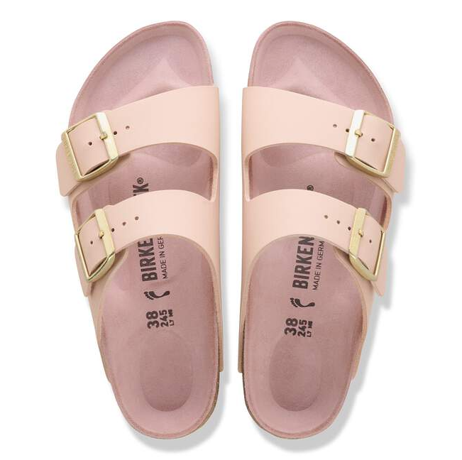 Birkenstock Arizona Birko-flor Triples new beige pink clay - Sebastiano Calzature