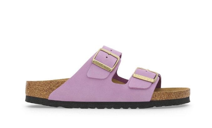 Birkenstock Arizona Nubuck Leather crocus /Narrow fit - Birkenstock