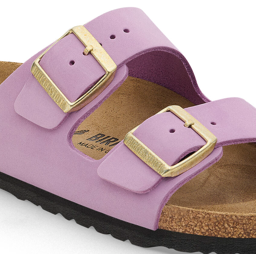 Birkenstock Arizona Nubuck Leather crocus /Narrow fit - Birkenstock