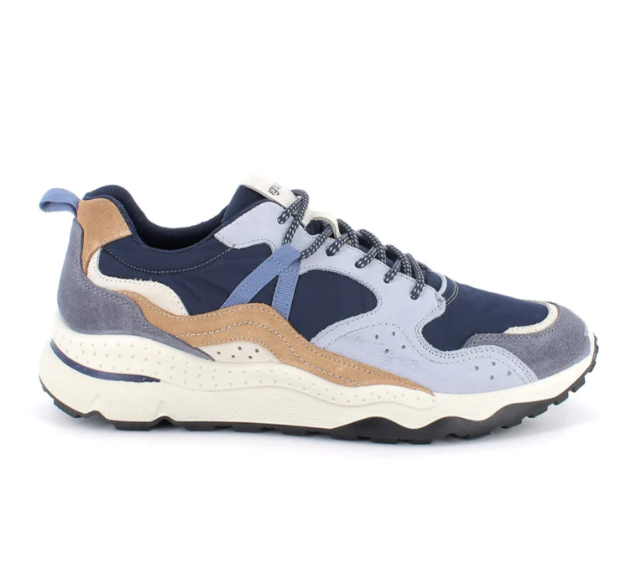 Igi&co Sneakers con lacci in rete, blu (memory foam) - Igi&co