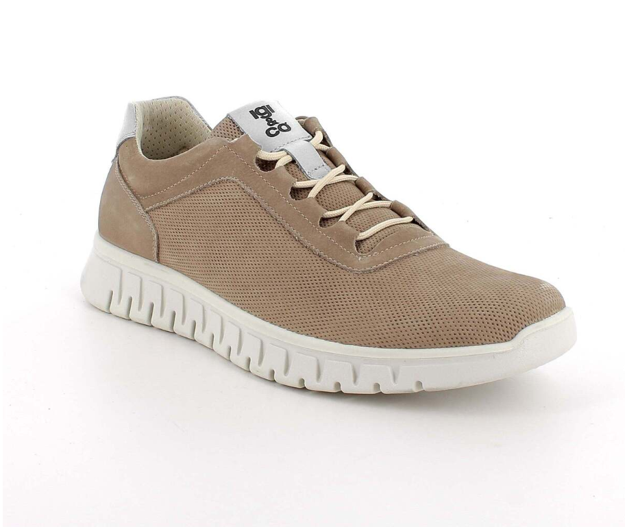 Igi&co Sneakers uomo beige (memory foam) - Sebastiano Calzature