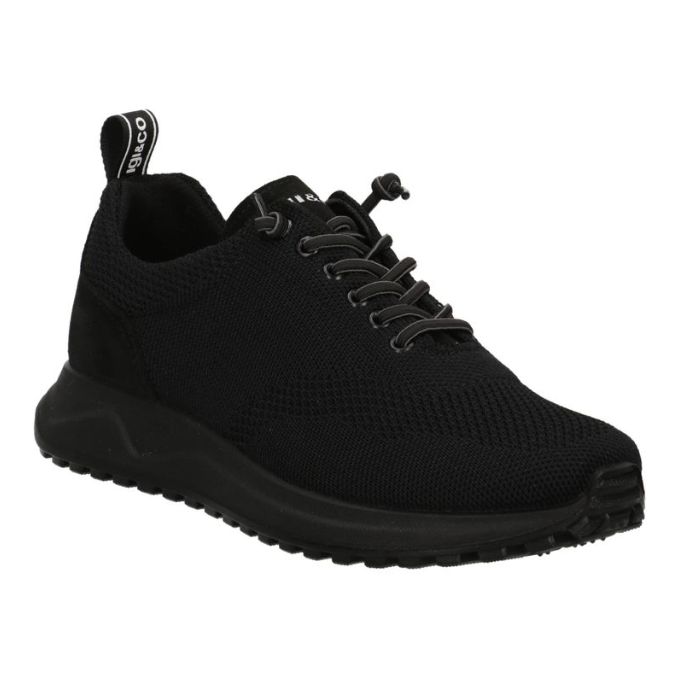 Igi&co Sneakers in tessuto da uomo, nero - Igi&co