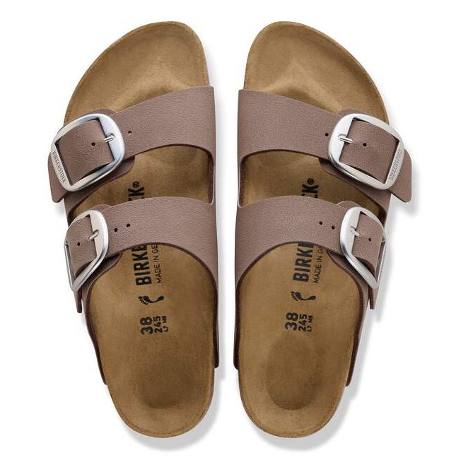 Birkenstock Arizona Big Buckle Birko-Flor Nubuck - Mocca /Narrow fit - Birkenstock