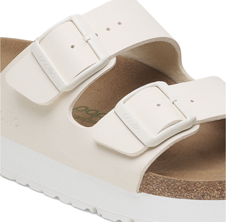 Papillio by Birkenstock Arizona PAP FLEX Platform, eggshell /Narrow fit - Birkenstock