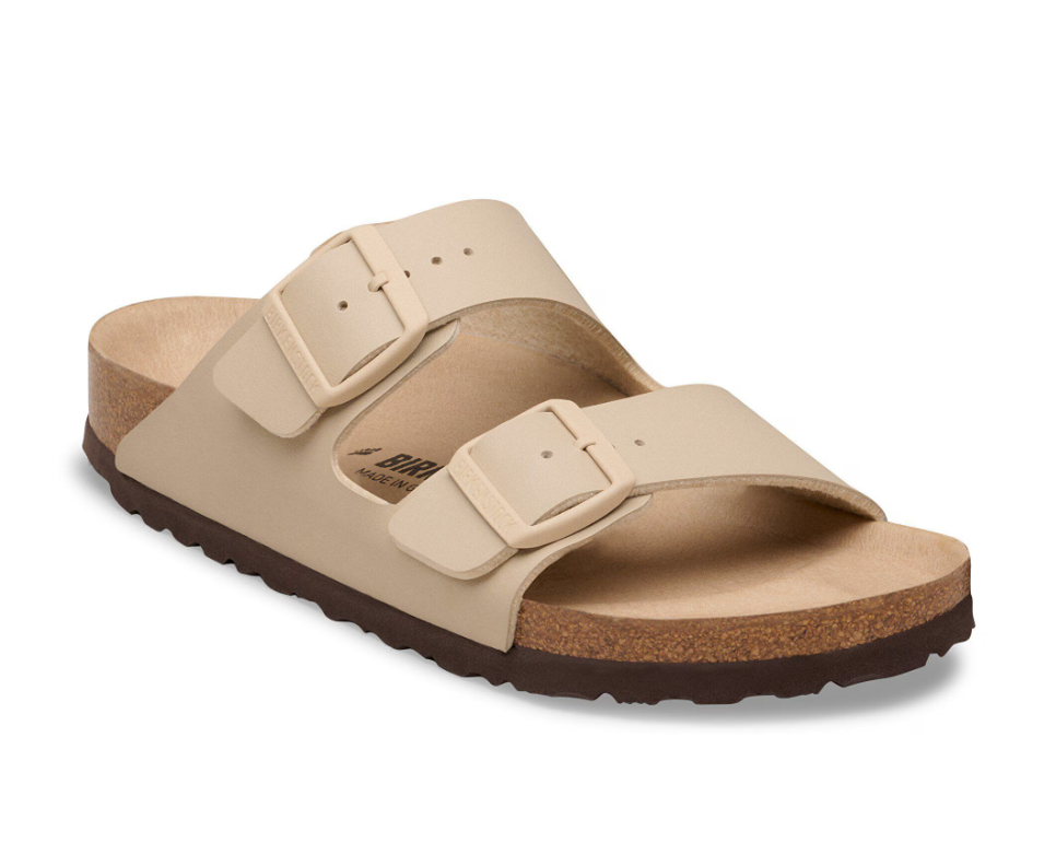 Birkenstock Arizona Birko-flor Triples sandcastle /Narrow fit - Birkenstock