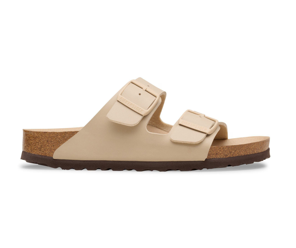 Birkenstock Arizona Birko-flor Triples sandcastle /Narrow fit - Birkenstock