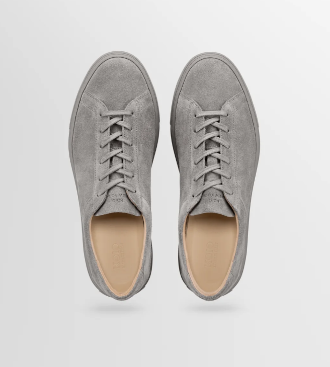 Koio Sneakers “Capri” Mineral man - Grey suede - Koio