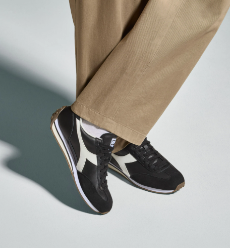 Diadora Sneakers low profile in pelle Rally L /Black - Diadora
