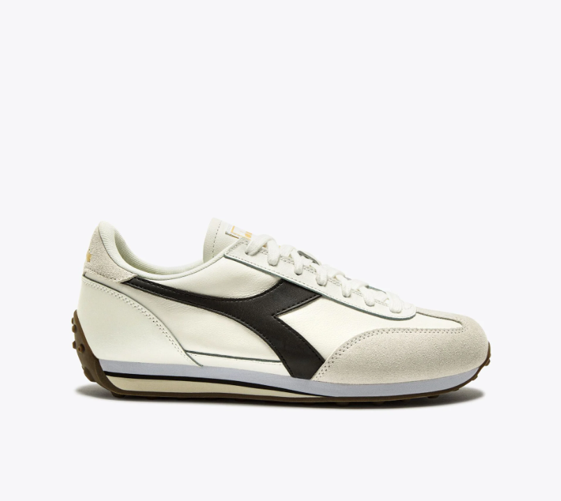 Diadora Sneakers low profile in pelle Rally L /Bianco - Diadora
