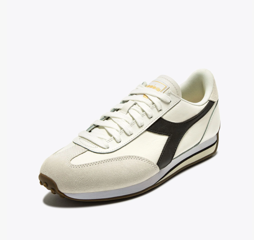 Diadora Sneakers low profile in pelle Rally L /Bianco - Diadora