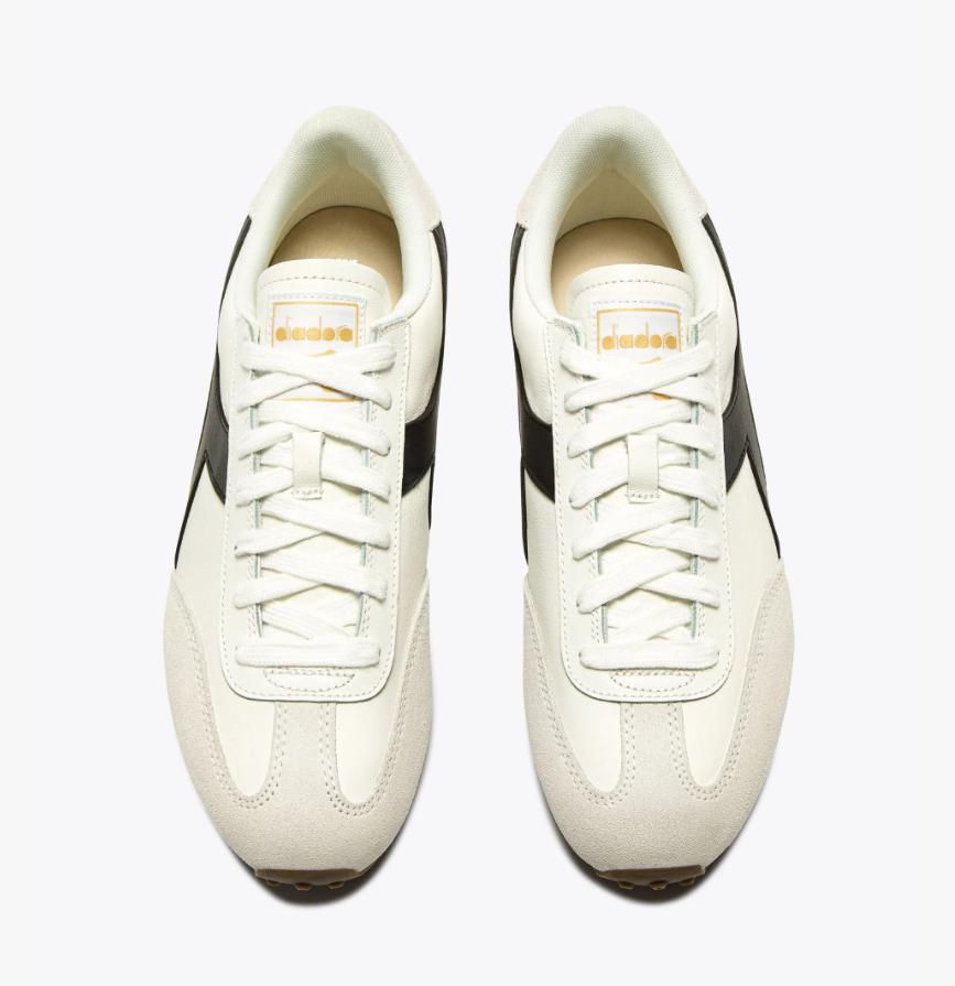 Diadora Sneakers low profile in pelle Rally L /Bianco - Diadora