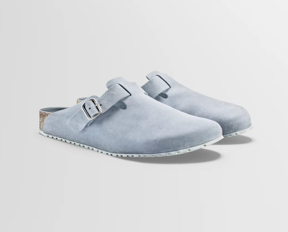 Koio Sabot Clogs “Salerno” camoscio - grigio - Koio