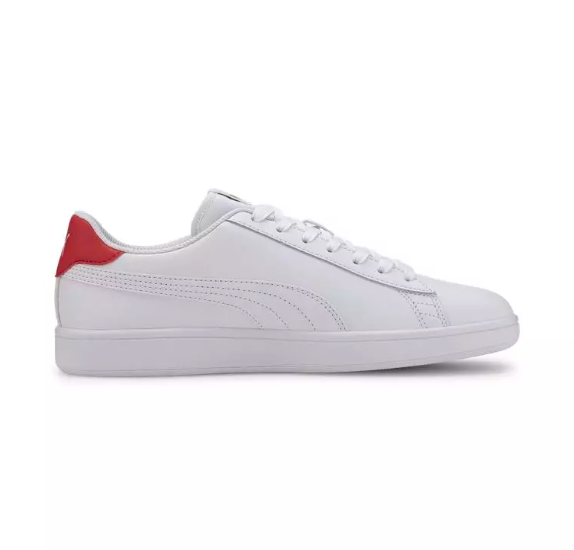 Puma Sneakers Smash v2 L - white high risk red gold - Puma
