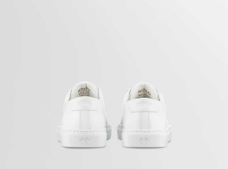 Koio Sneakers “Capri” Triple White man - pelle bianca - Koio