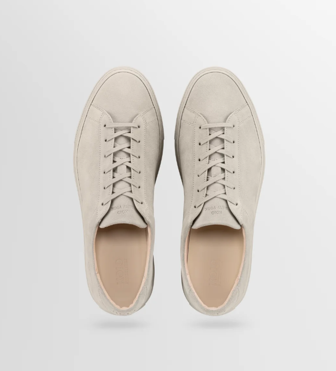 Koio Sneakers “Capri” Moonlight man - Greyish beige suede - Koio