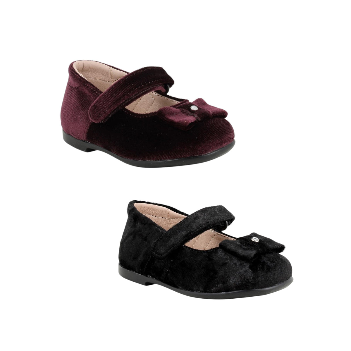 Primigi Ballerine bambina eleganti con fiocco - Bordeaux e Nero - Primigi
