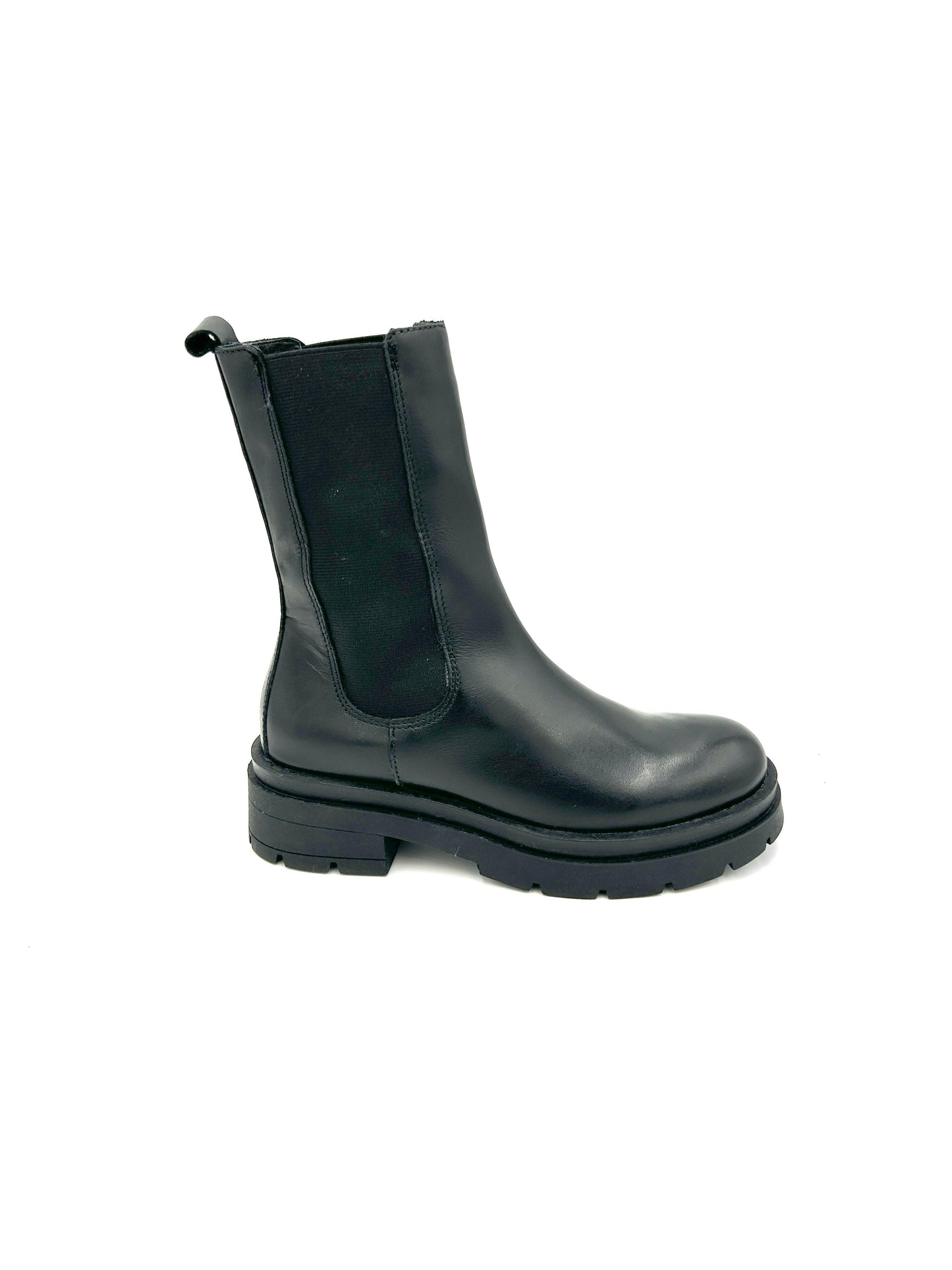 Fattore Donna Chelsea Boots in vera pelle - nero - fattore donna