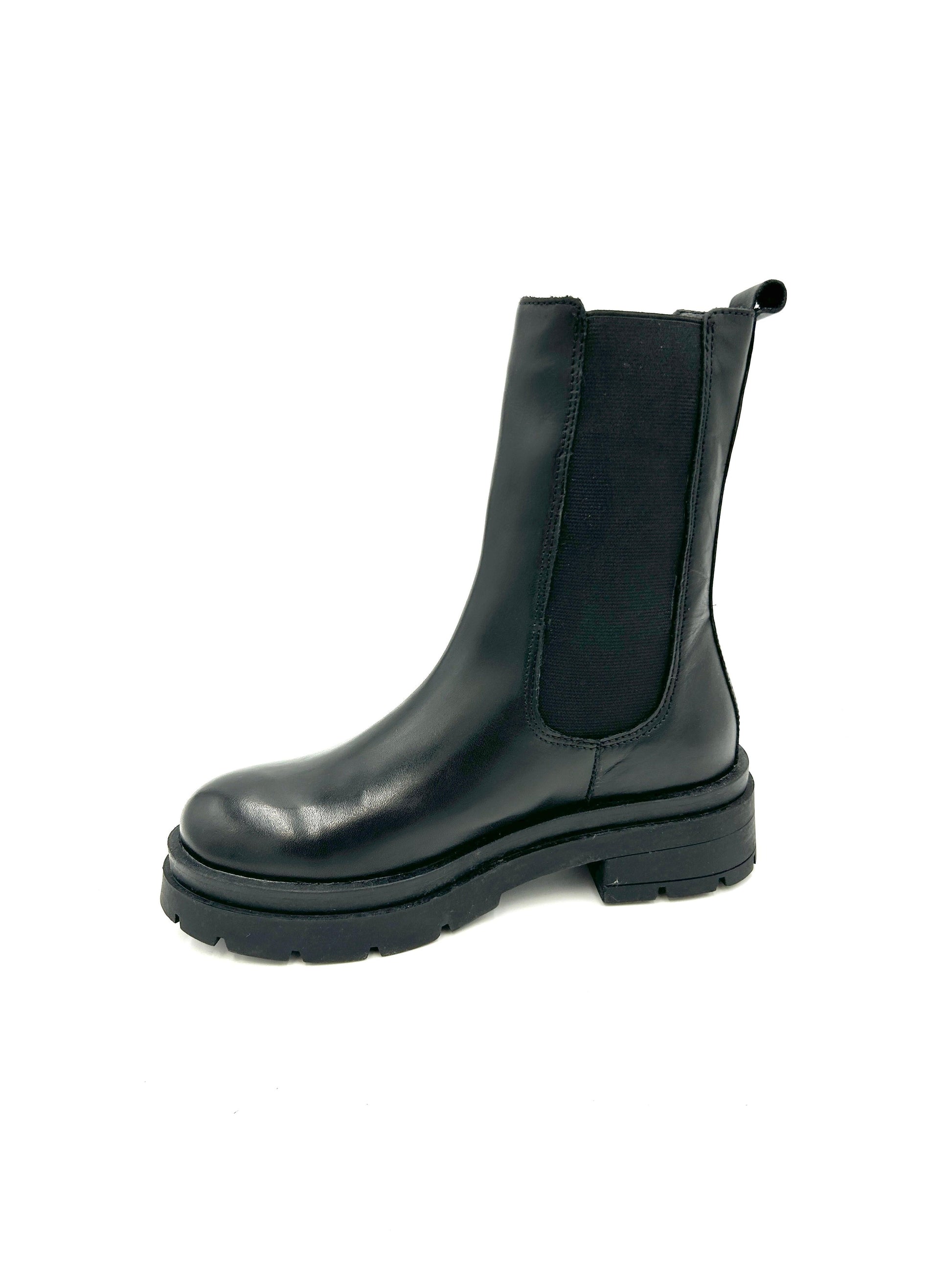 Fattore Donna Chelsea Boots in vera pelle - nero - fattore donna