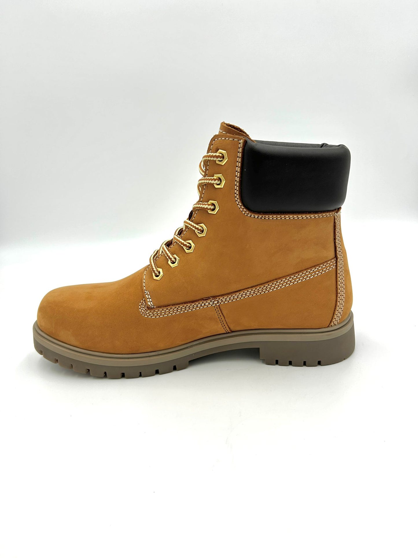 Canguro Scarpone Giallone, vera pelle - marrone beige