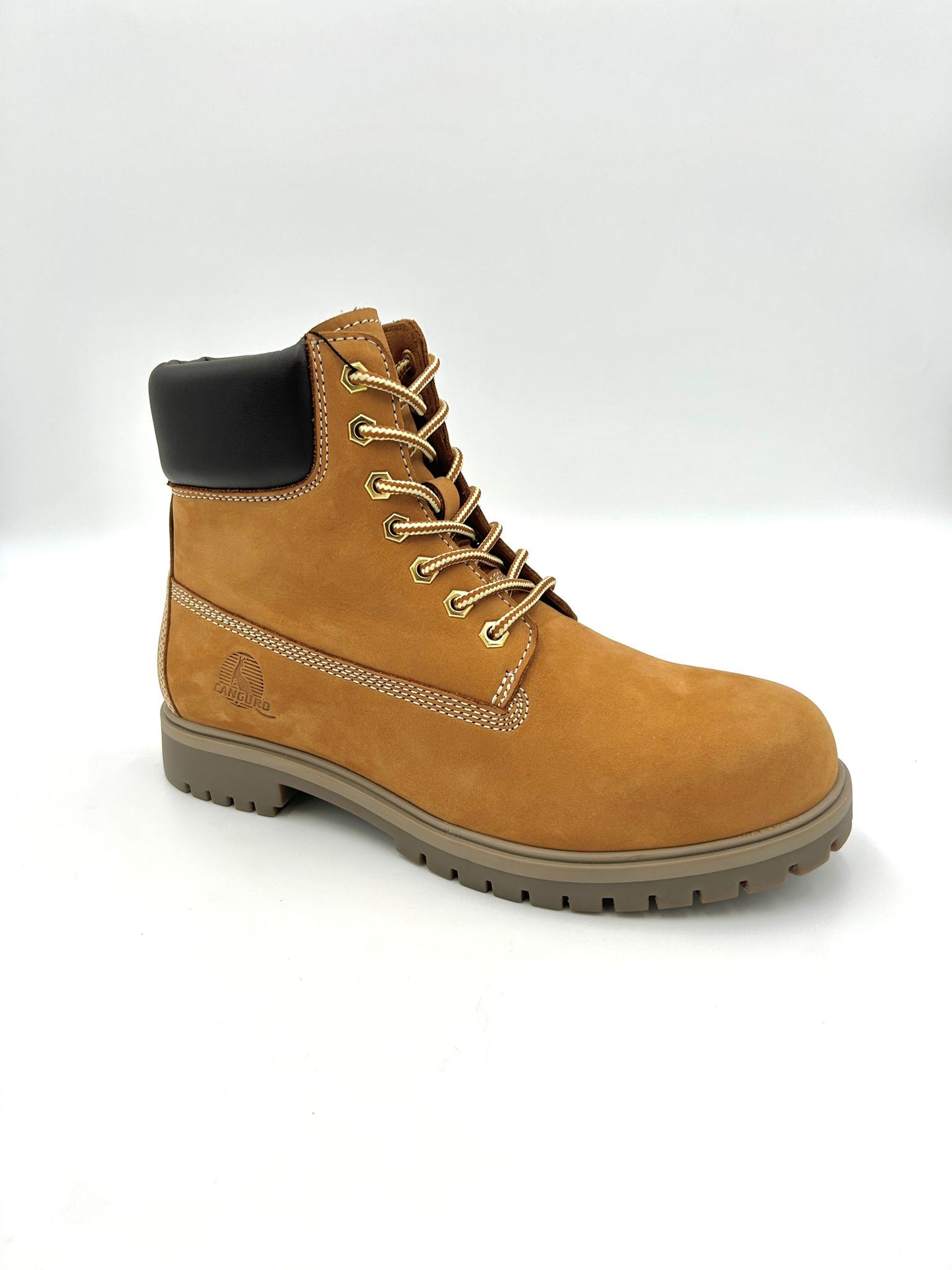 Canguro Scarpone Giallone, vera pelle - marrone beige