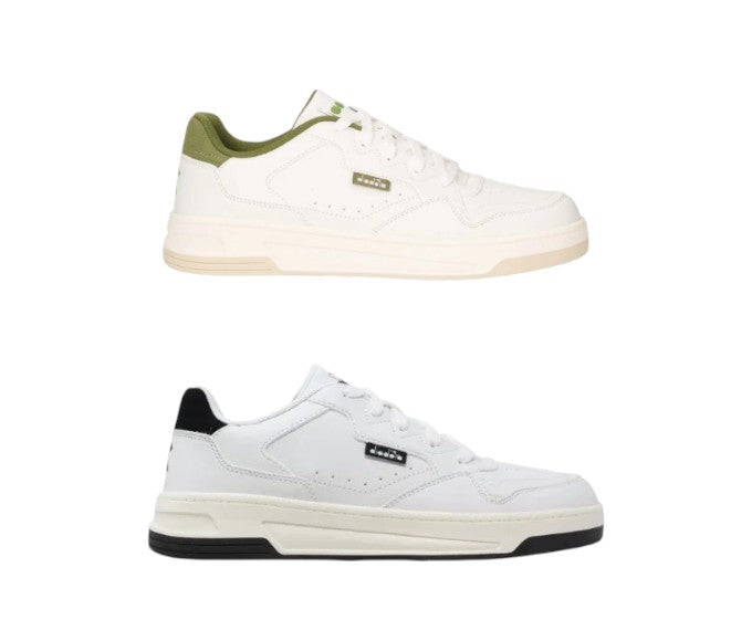 Diadora Sneakers Ginger L unisec / black and white - white and peat moss - Diadora