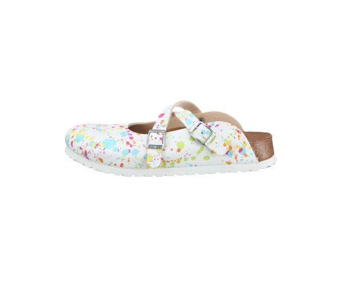 Birkenstock Sabot Dorian Splash White - Birkenstock