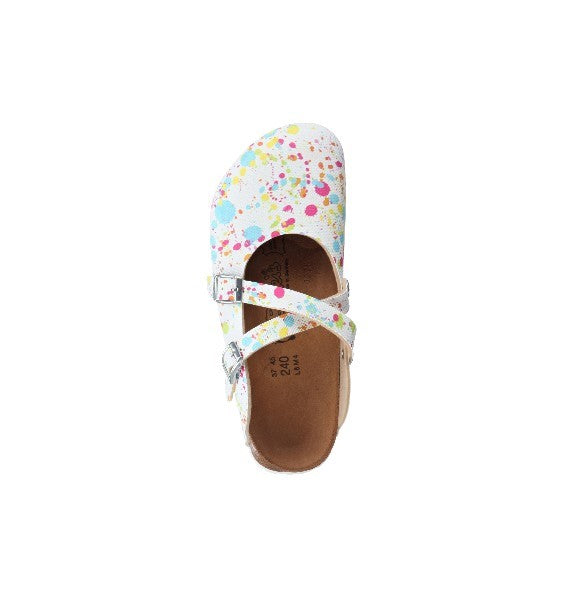 Birkenstock Sabot Dorian Splash White - Birkenstock