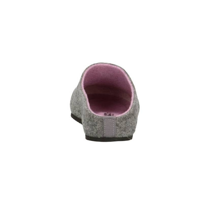 Igi&co Pantofola donna Oslo - grigio e lilla - Igi&co