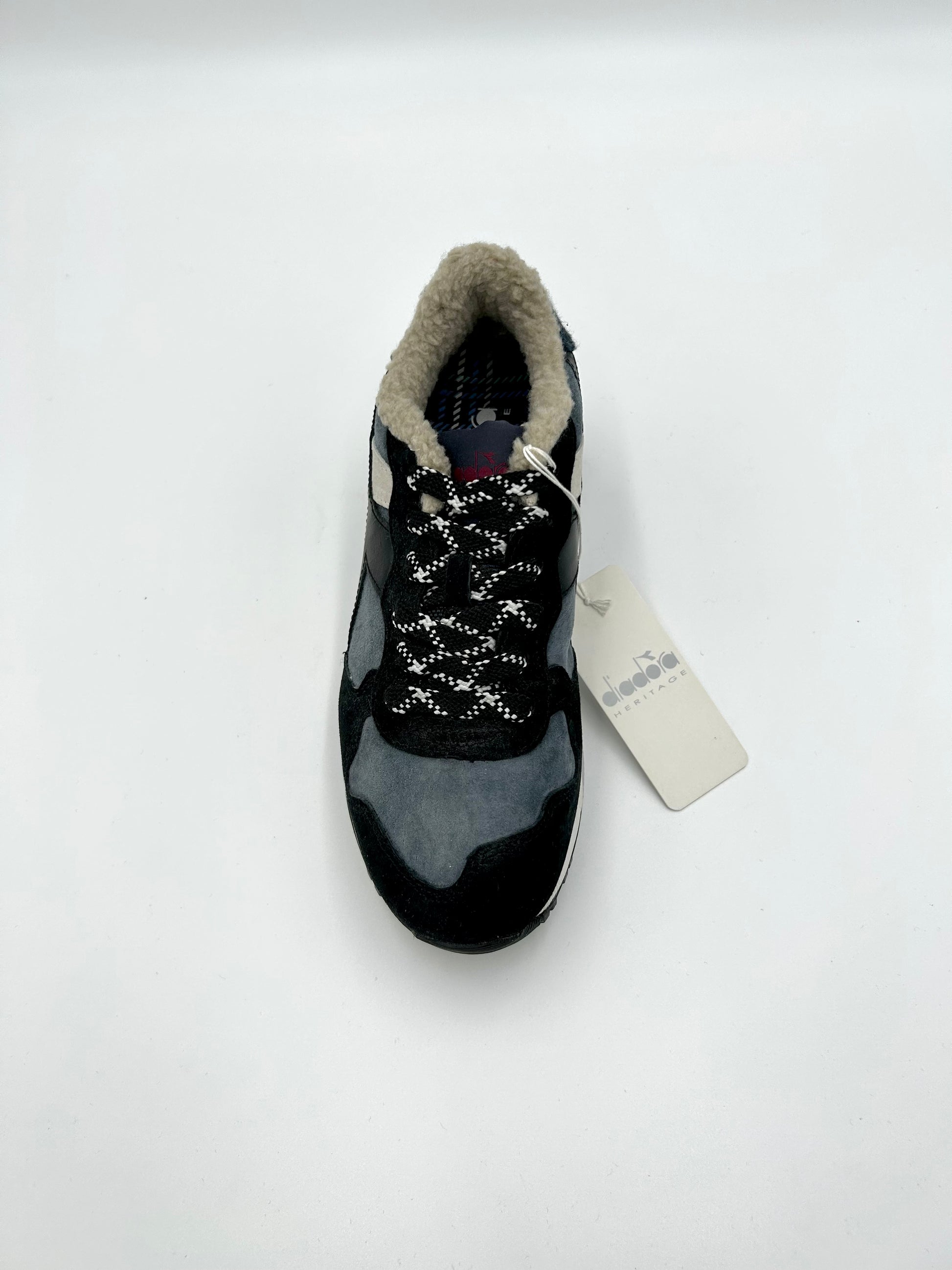 Diadora Heritage Trident 90 check blue denim Sebastiano Calzature